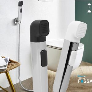 Krave Black ABS Dual Function Health Faucet with 1 Meter 304-Grade SS Hose Pipe & Hook - Image 5