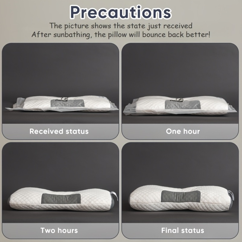 Purchase One And Receive Another at No Cost, Two Soft Woven Neck Massage Pillows for Couples - Featuring Adjustable Ergonomic, High-Quality Pillow Core, And a Removable Pillowcase for Enhanced Sleeping Comfort. - Image 13